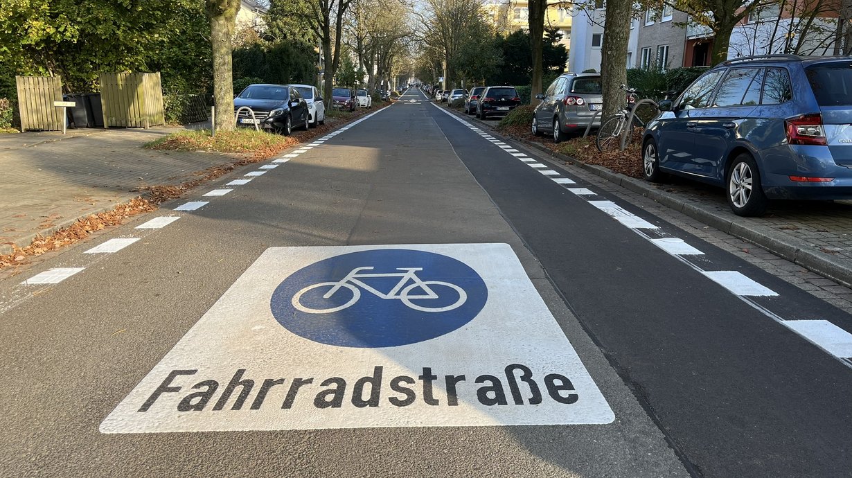 Piktogramm auf der Ernst-Sievers-Straße