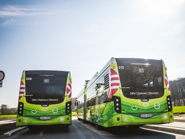E-Bus-Flotte der Stadtwerke Osnabrück AG